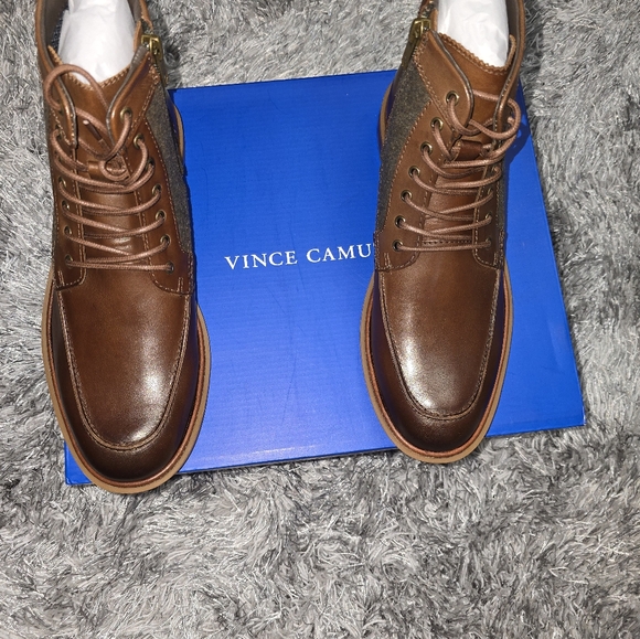 Vince Camuto Mens Bendmore Lace-up Boots sz 8 - Picture 4 of 5